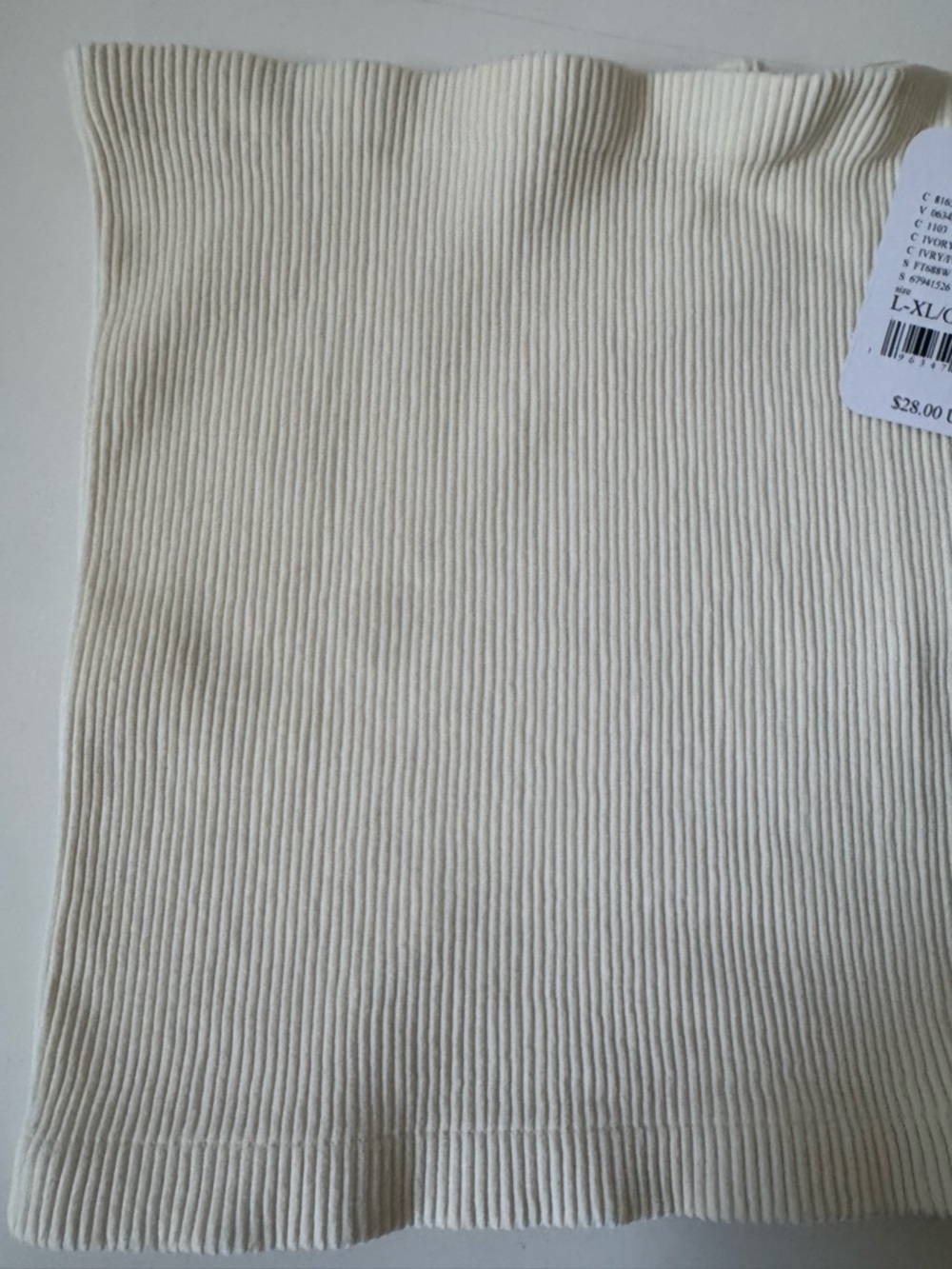 Free People Amelia Bandeau in Ivory NWT L/XL - Picture 5 of 11